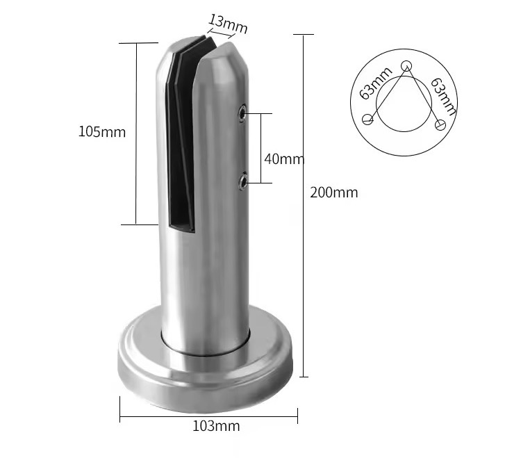 Glass Railing spigot